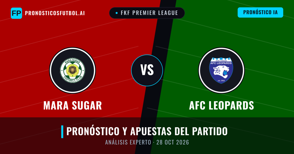 Mara Sugar vs AFC Leopards — pronóstico y previa del partido