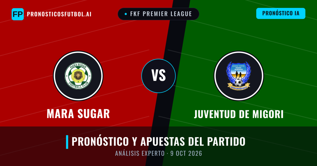 Mara Sugar vs Juventud de Migori — pronóstico y previa del partido
