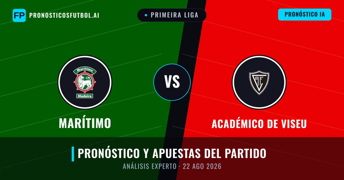 Marítimo vs Académico de Viseu — pronóstico y previa del partido