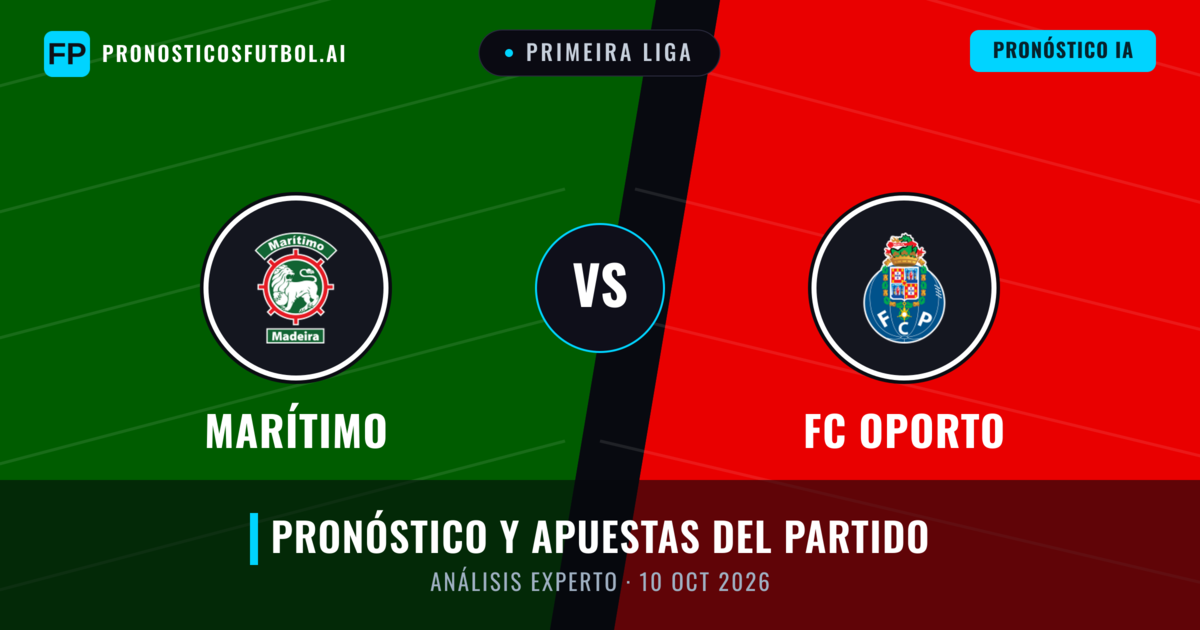 Marítimo vs FC Oporto — pronóstico y previa del partido