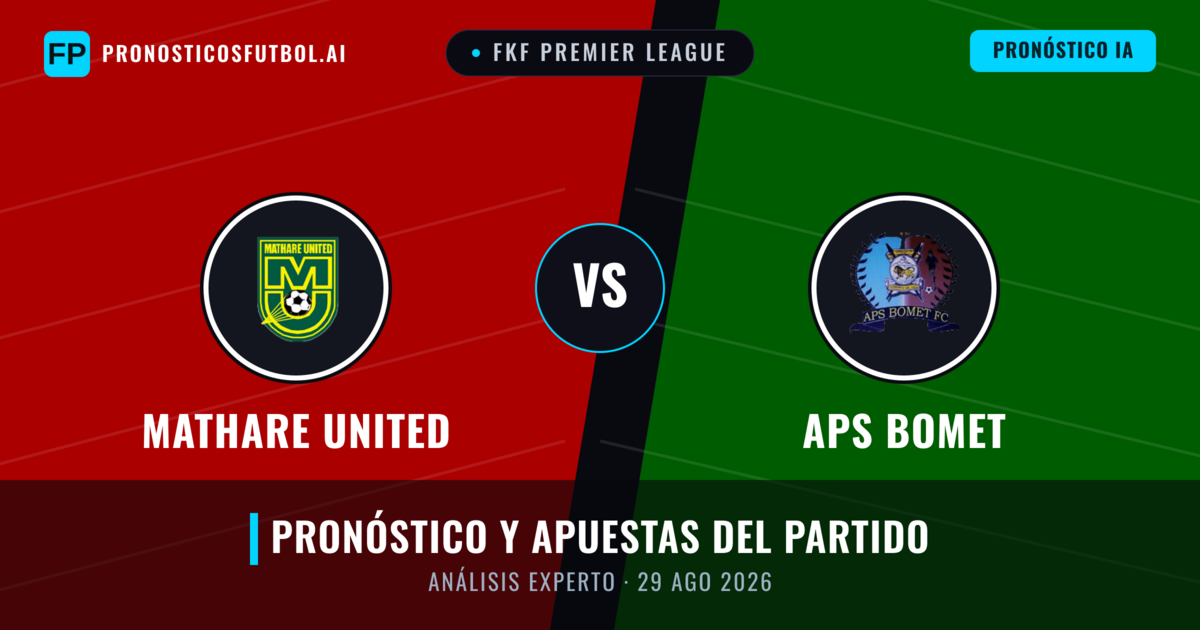 Mathare United vs APS Bomet — pronóstico y previa del partido