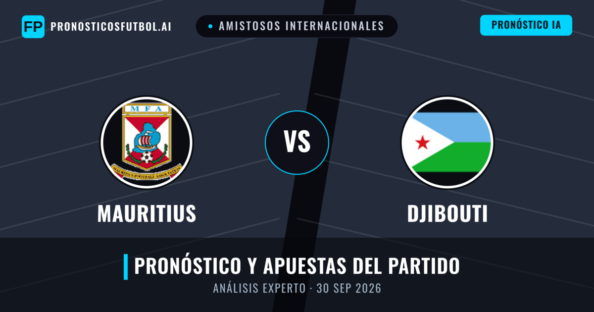 Mauritius vs Djibouti — pronóstico y previa del partido