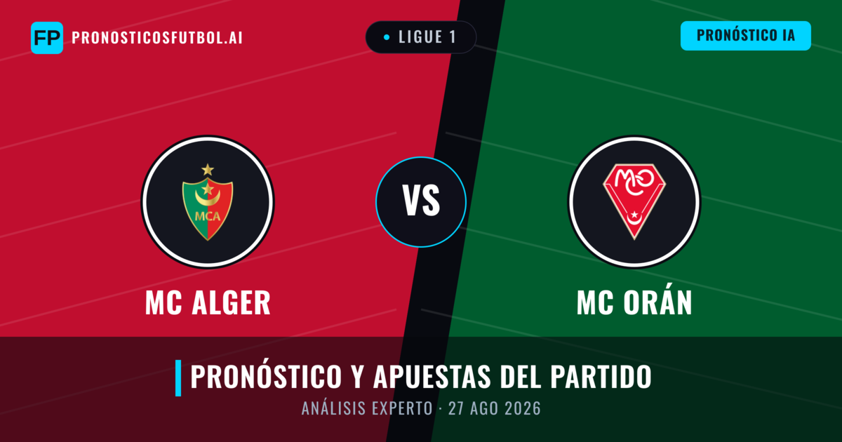MC Alger vs MC Orán — pronóstico y previa del partido