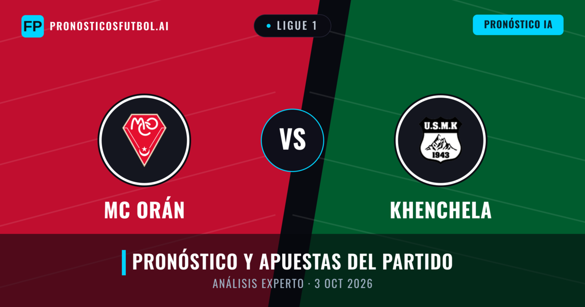 MC Orán vs Khenchela — pronóstico y previa del partido