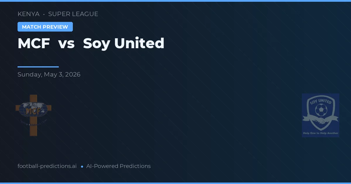 MCF vs Soy United — pronóstico y previa del partido