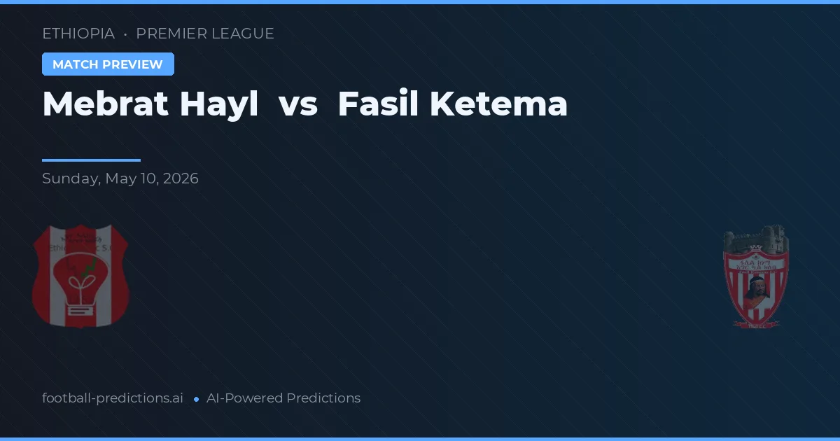 Mebrat Hayl vs Fasil Ketema — pronóstico y previa del partido