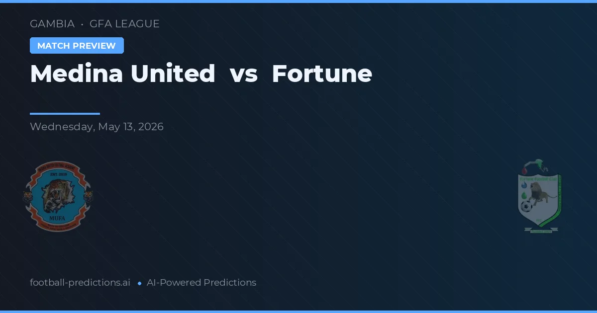 Medina United vs Fortune — pronóstico y previa del partido