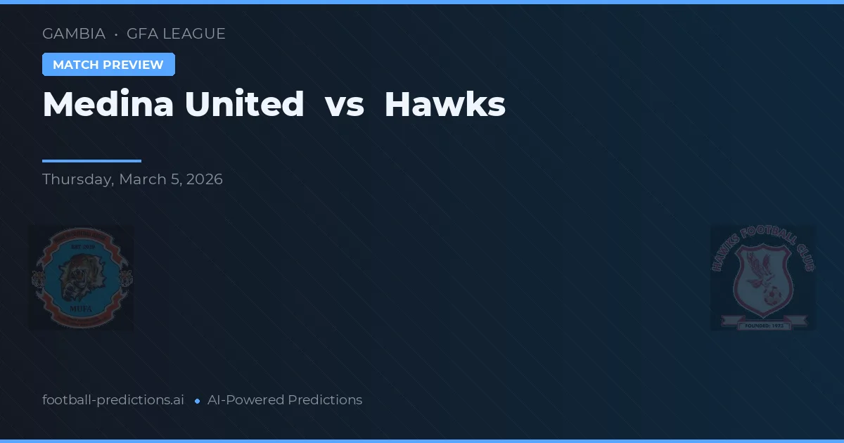 Medina United vs Hawks — pronóstico y previa del partido
