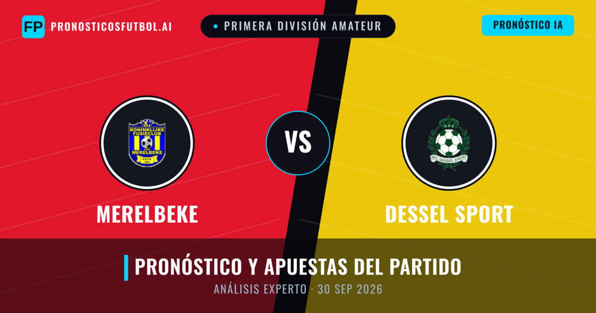 Merelbeke vs Dessel Sport — pronóstico y previa del partido