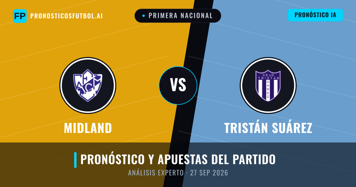 Midland vs Tristán Suárez — pronóstico y previa del partido