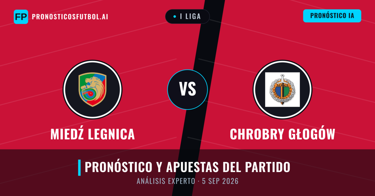 Miedź Legnica vs Chrobry Głogów — pronóstico y previa del partido