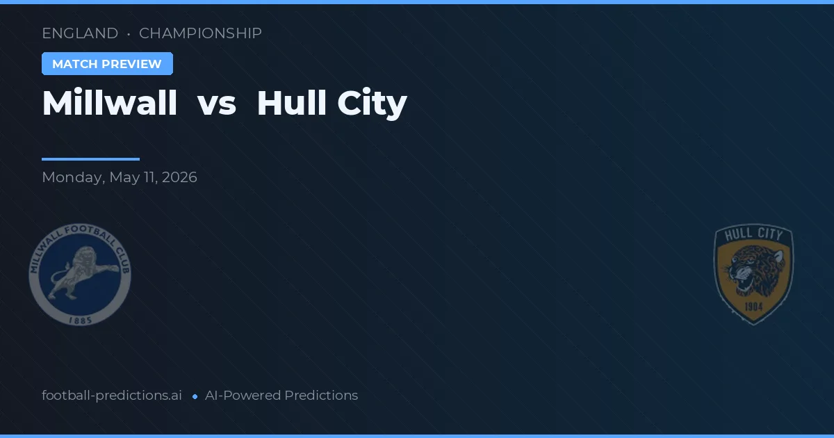 Millwall vs Hull City — pronóstico y previa del partido