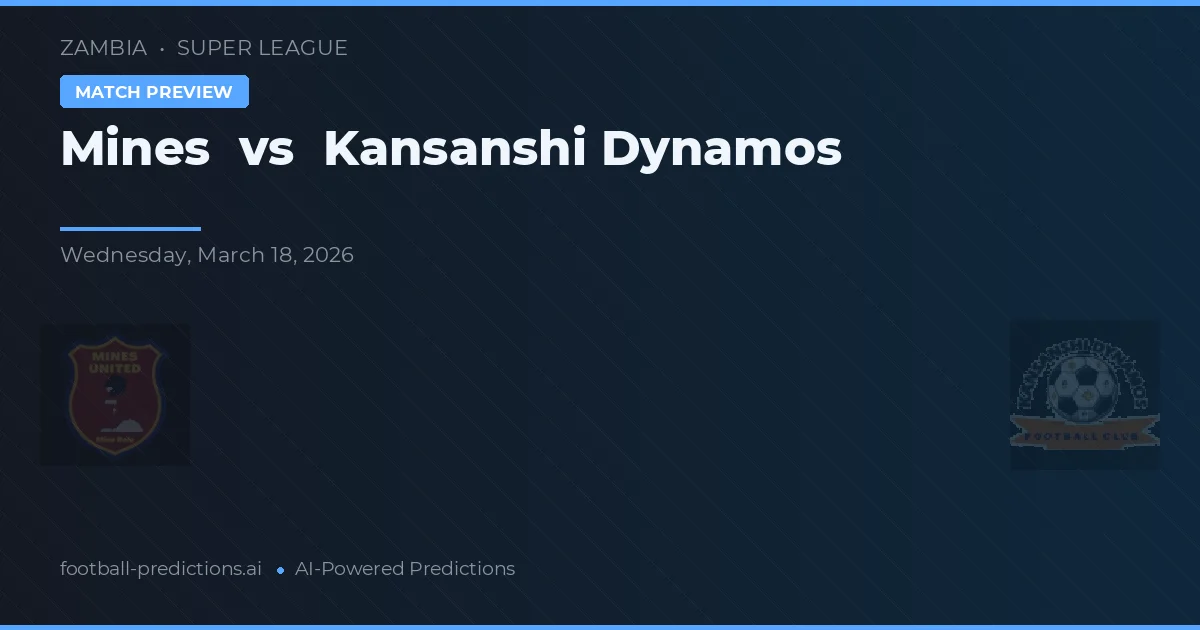 Minas vs Dinamos Kansanshi — pronóstico y previa del partido