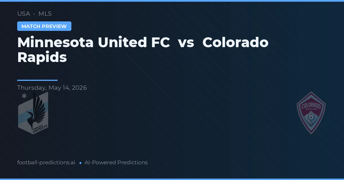 Minnesota United FC vs Colorado Rapids — pronóstico y previa del partido