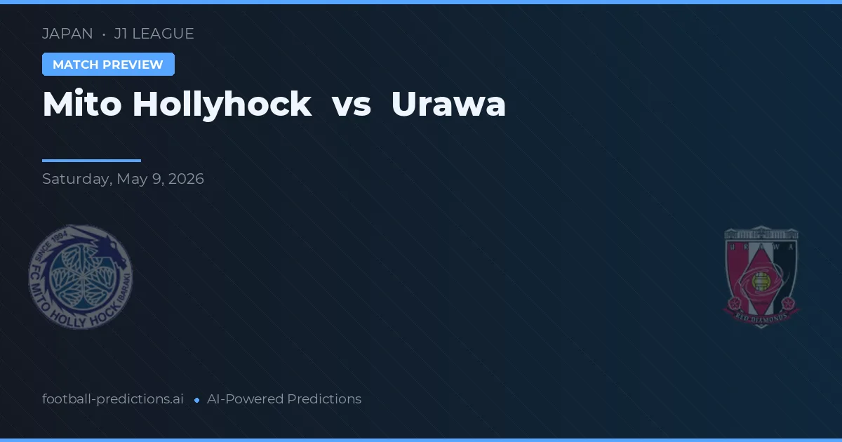 Mito HollyHock vs Urawa — pronóstico y previa del partido