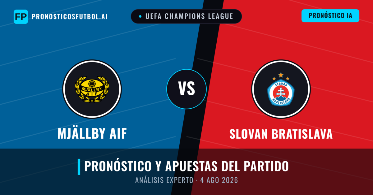 Mjällby AIF vs Slovan Bratislava — pronóstico y previa del partido