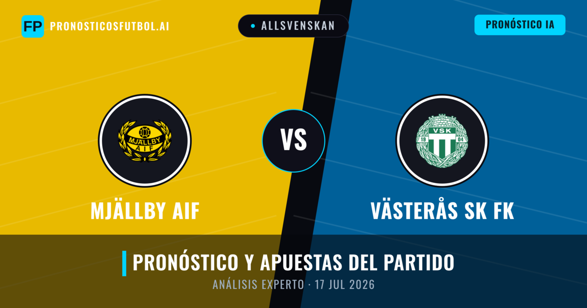 Mjällby AIF vs Västerås SK FK — pronóstico y previa del partido