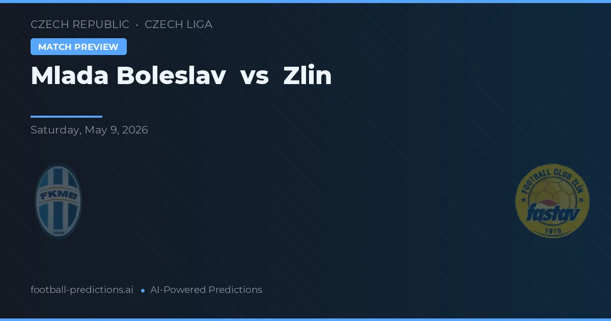 Mladá Boleslav vs Zlín — pronóstico y previa del partido