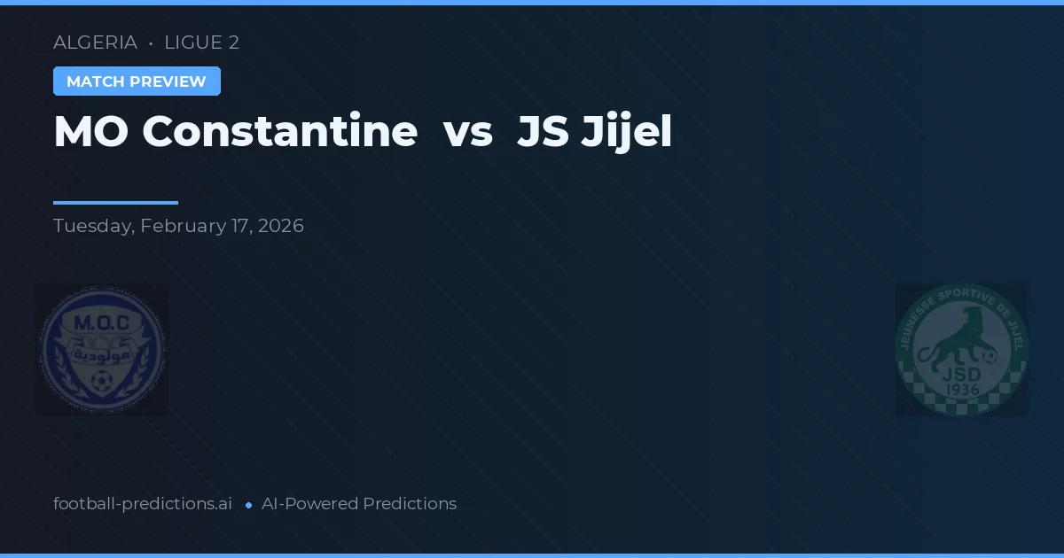 Constantine vs JS Jijel — pronóstico y previa del partido