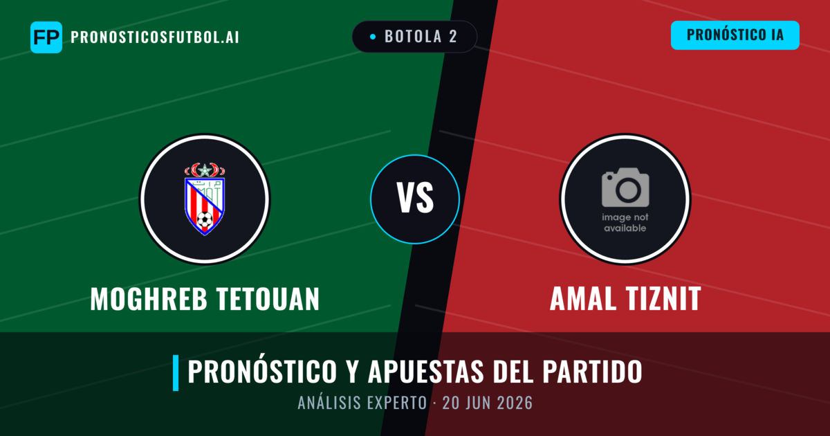 Moghreb Tetouan vs Amal Tiznit — pronóstico y previa del partido