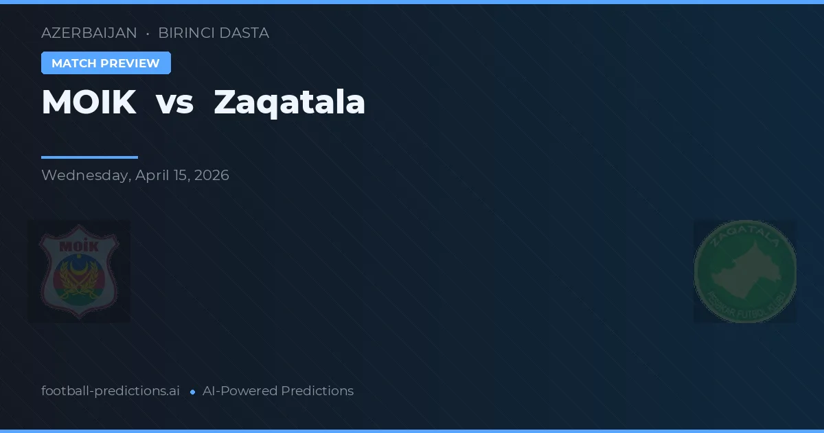 MOIK vs Zaqatala — pronóstico y previa del partido
