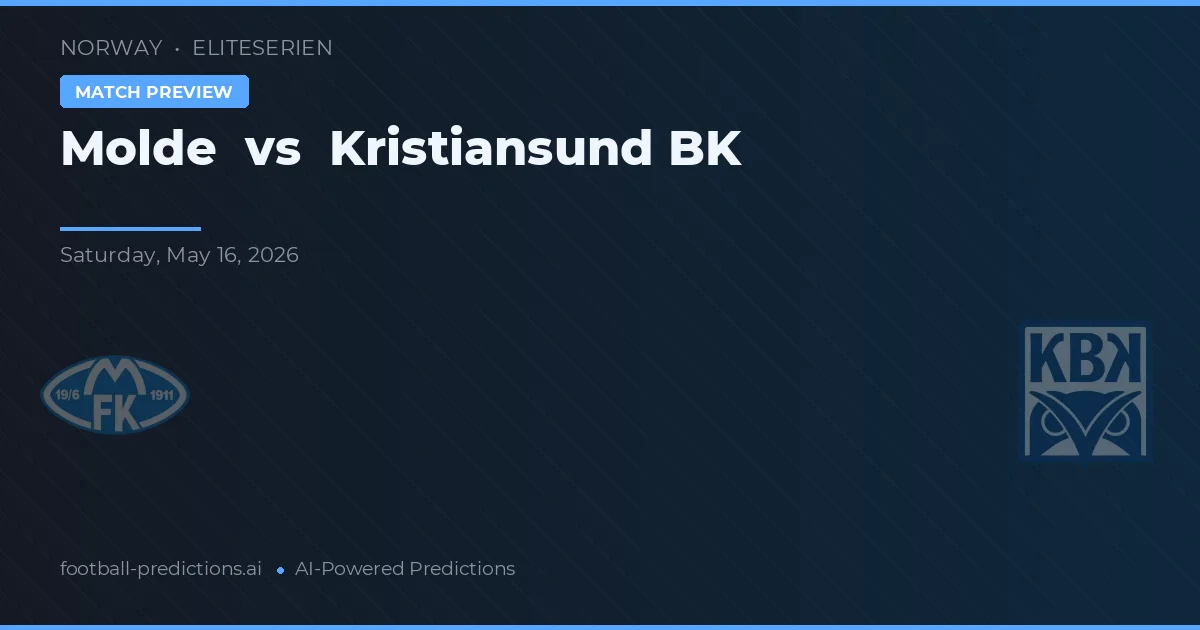 Molde vs Kristiansund BK — pronóstico y previa del partido
