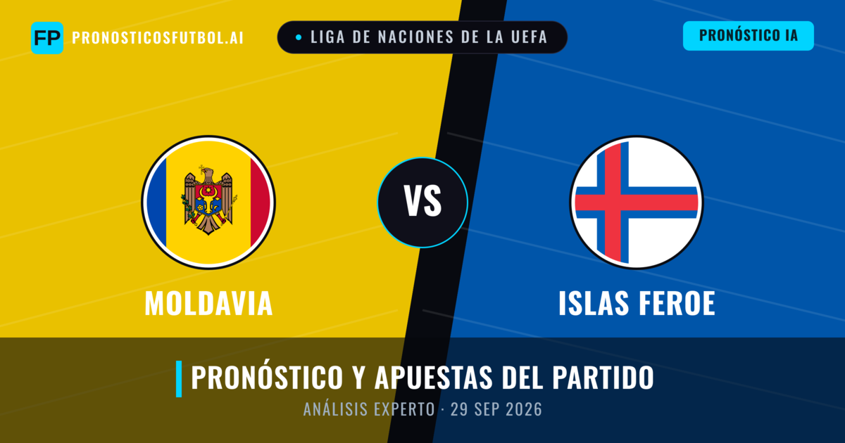 Moldavia vs Islas Feroe — pronóstico y previa del partido