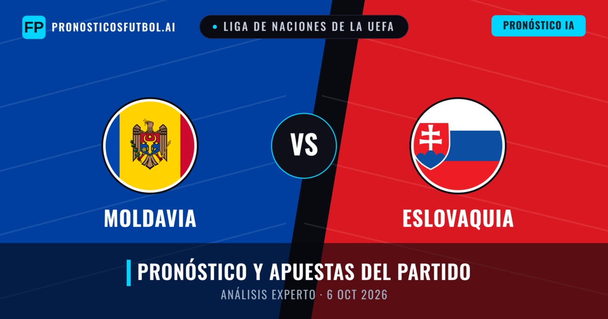Moldavia vs Eslovaquia — pronóstico y previa del partido