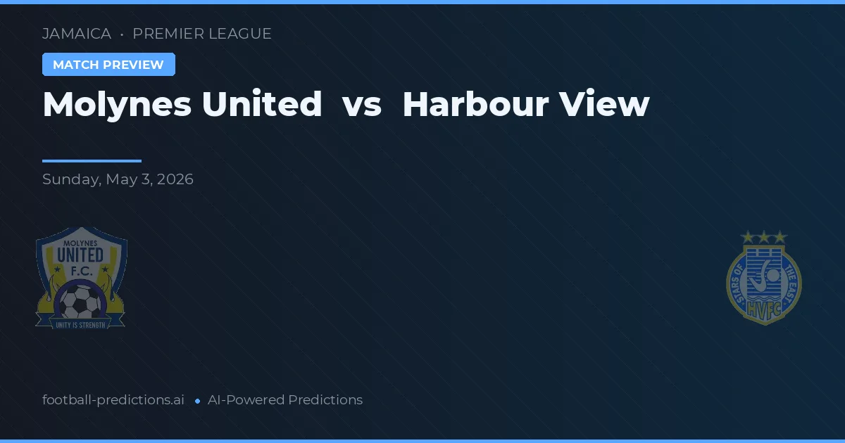 Molynes United vs Harbour View — pronóstico y previa del partido