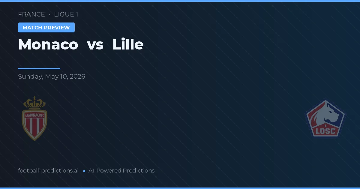 Mónaco vs Lille — pronóstico y previa del partido