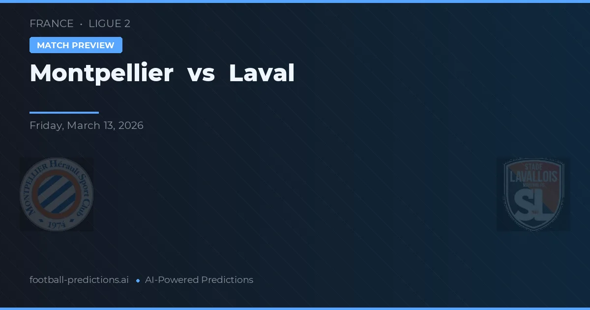 Montpellier vs Laval — pronóstico y previa del partido