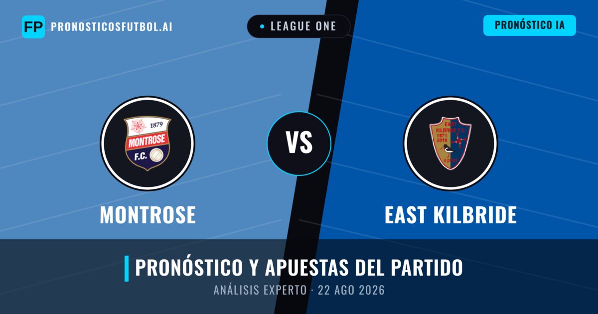 Montrose vs East Kilbride — pronóstico y previa del partido