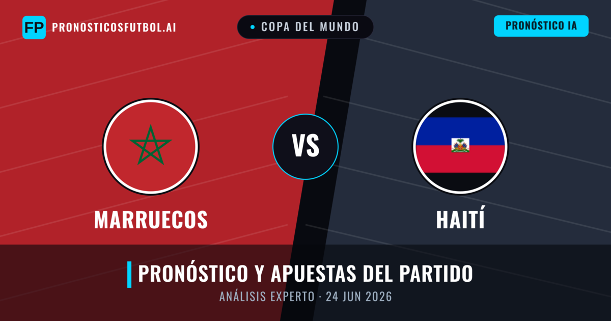Marruecos vs Haití — pronóstico y previa del partido