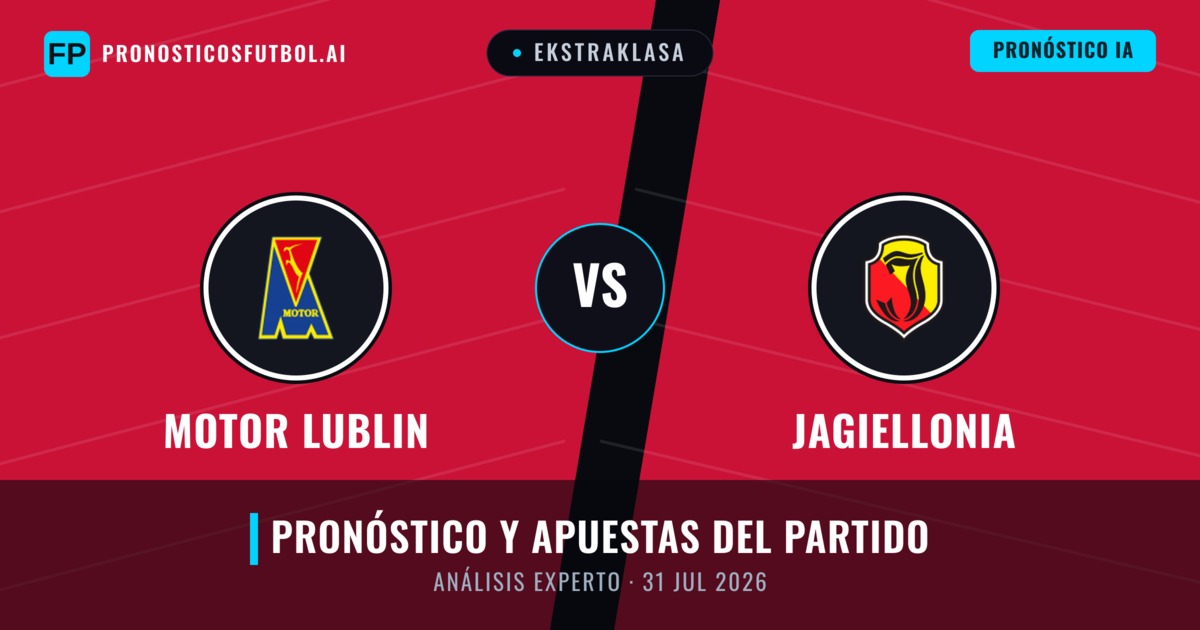 Motor Lublin vs Jagiellonia — pronóstico y previa del partido
