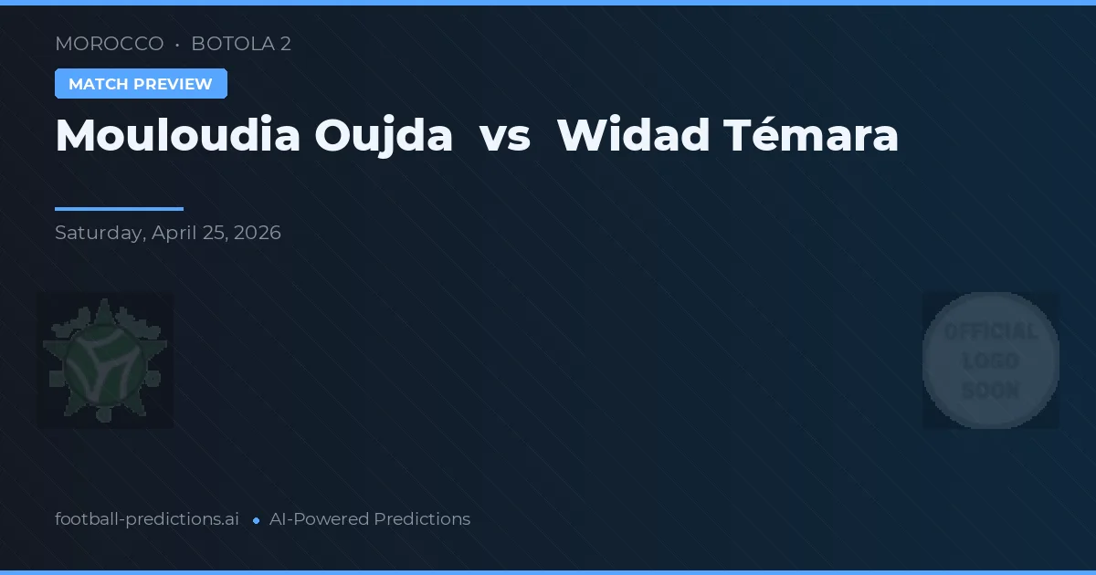 Mouloudia Oujda vs Widad Témara preview