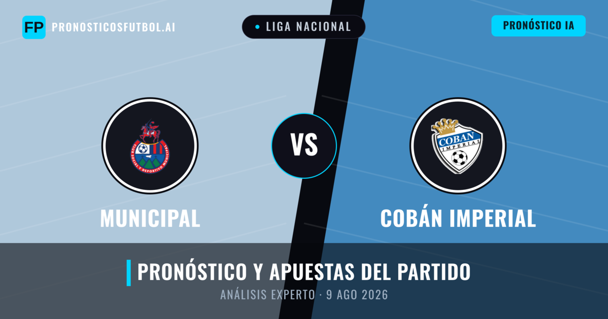 Municipal vs Cobán Imperial — pronóstico y previa del partido