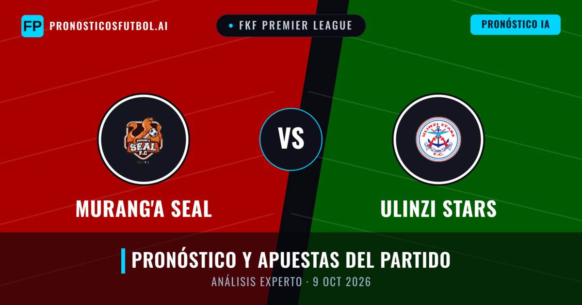 Murang'a SEAL vs Ulinzi Stars — pronóstico y previa del partido