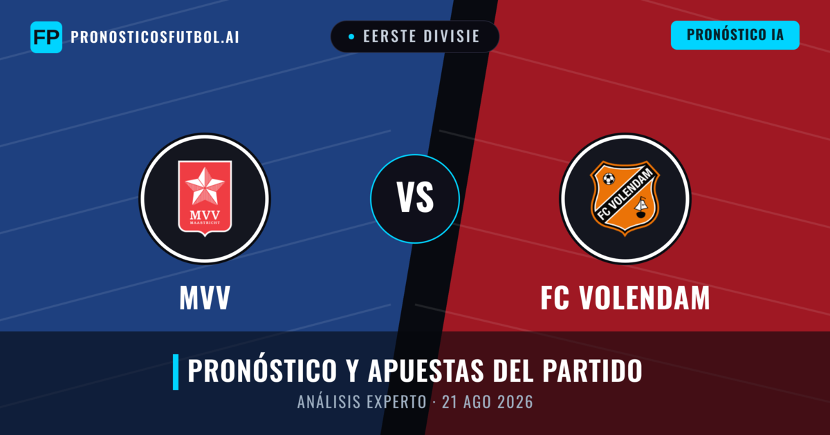 MVV vs FC Volendam — pronóstico y previa del partido