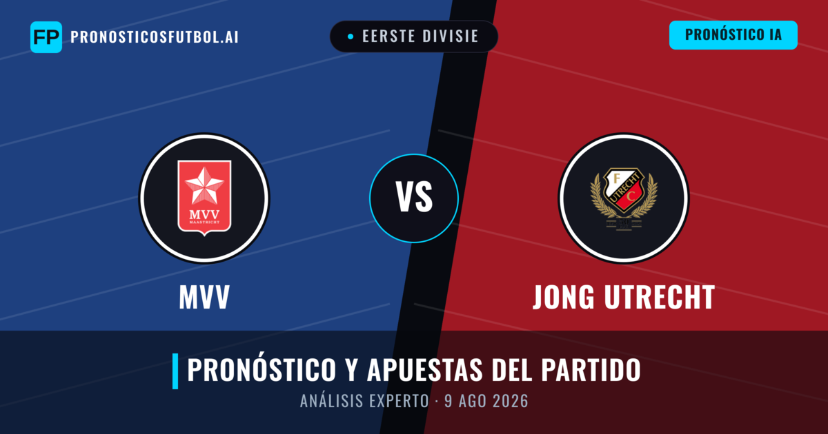 MVV vs Jong Utrecht — pronóstico y previa del partido