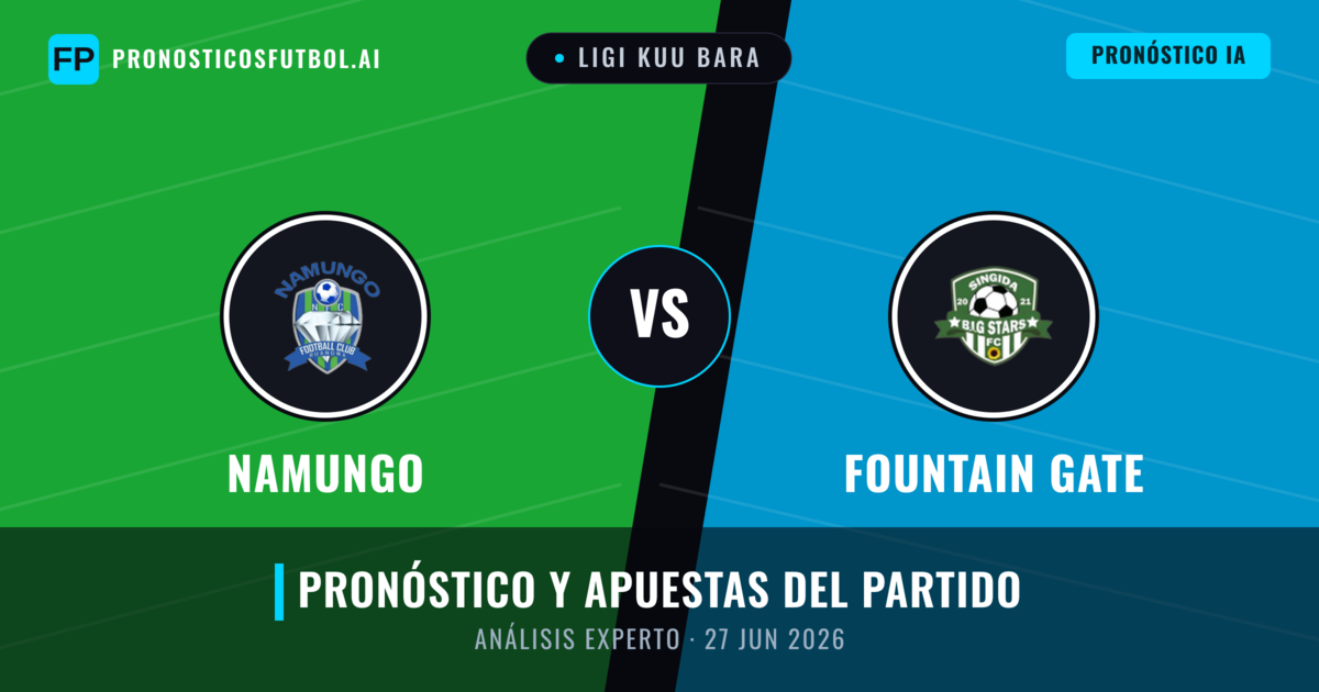 Namungo vs Fountain Gate — pronóstico y previa del partido