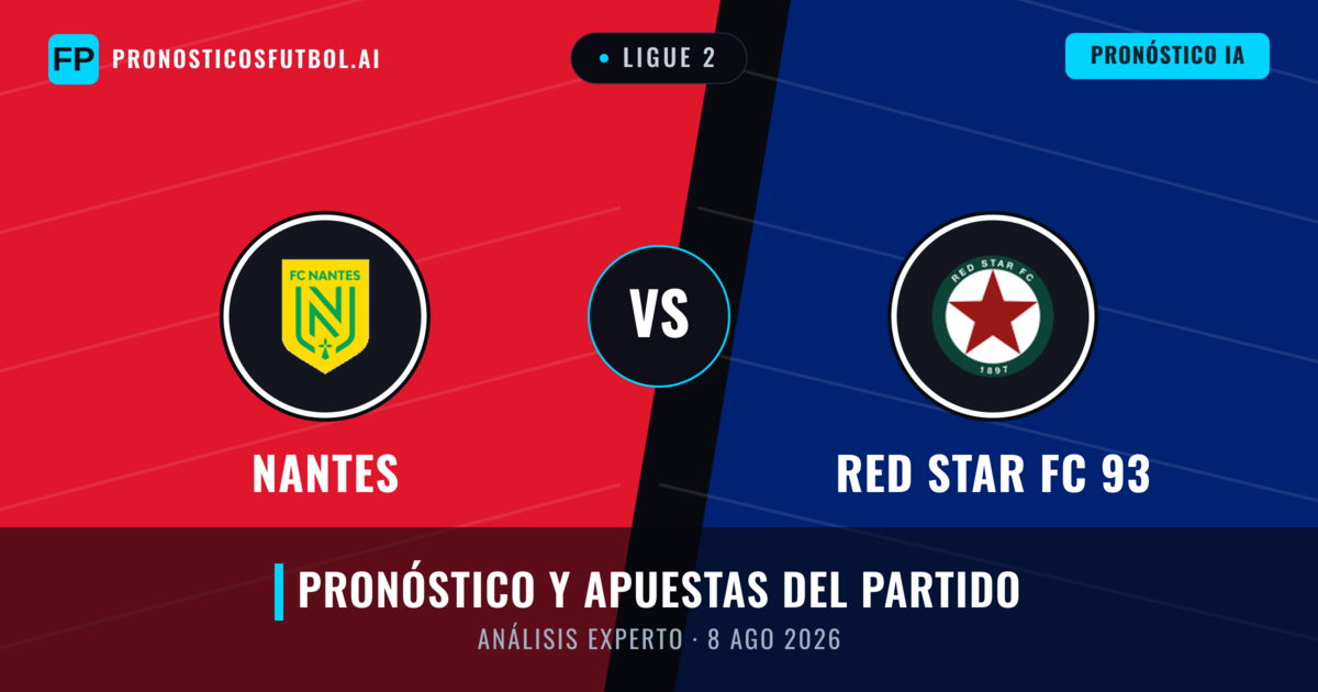 Nantes vs Red Star FC 93 — pronóstico y previa del partido
