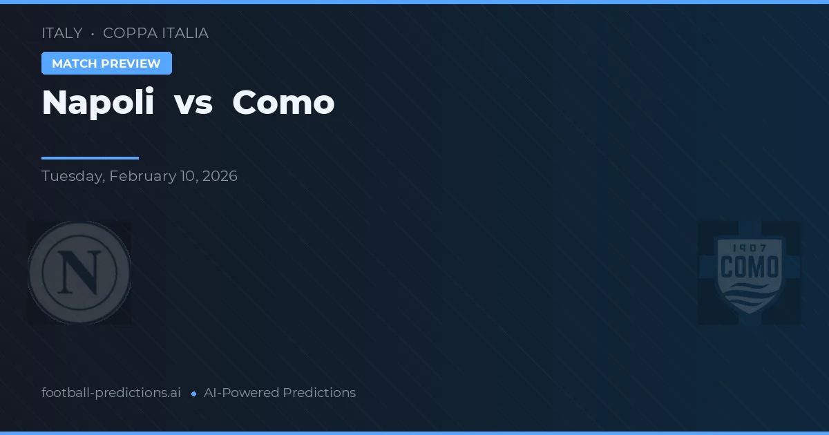 Napoli vs Como — pronóstico y previa del partido