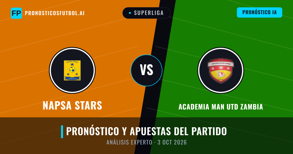 NAPSA Stars vs Academia Man Utd Zambia — pronóstico y previa del partido