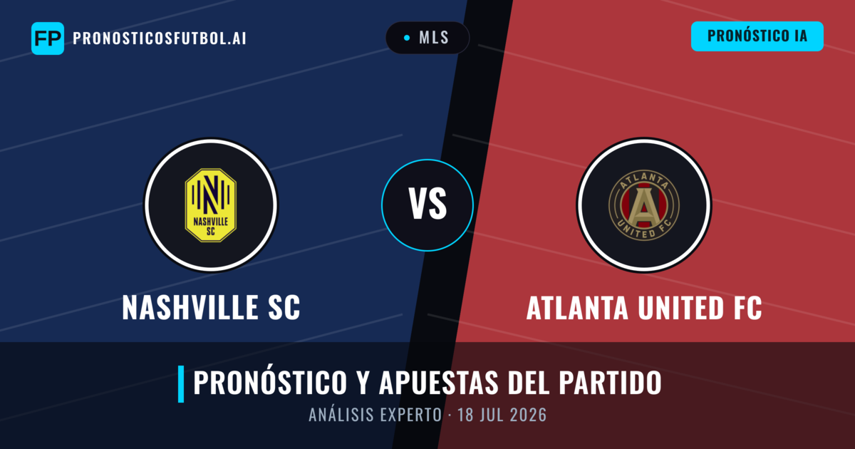 Nashville SC vs Atlanta United FC — pronóstico y previa del partido