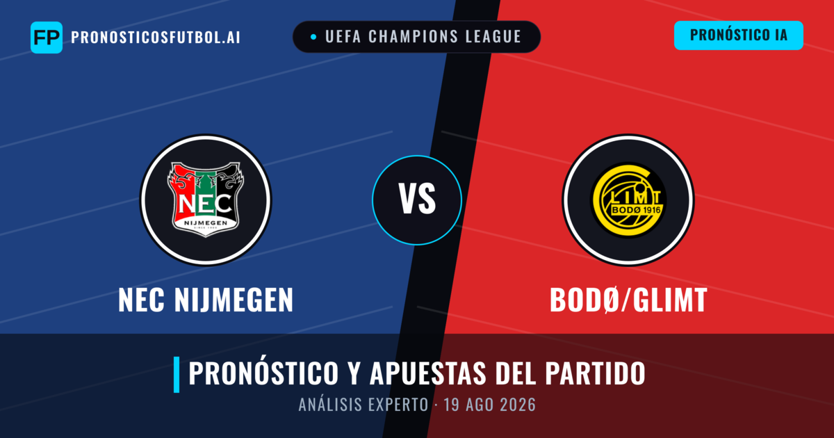 NEC Nijmegen vs Bodø/Glimt — pronóstico y previa del partido