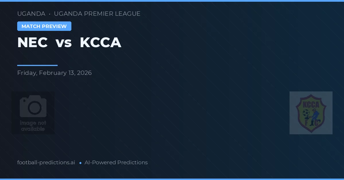 NEC vs KCCA — pronóstico y previa del partido