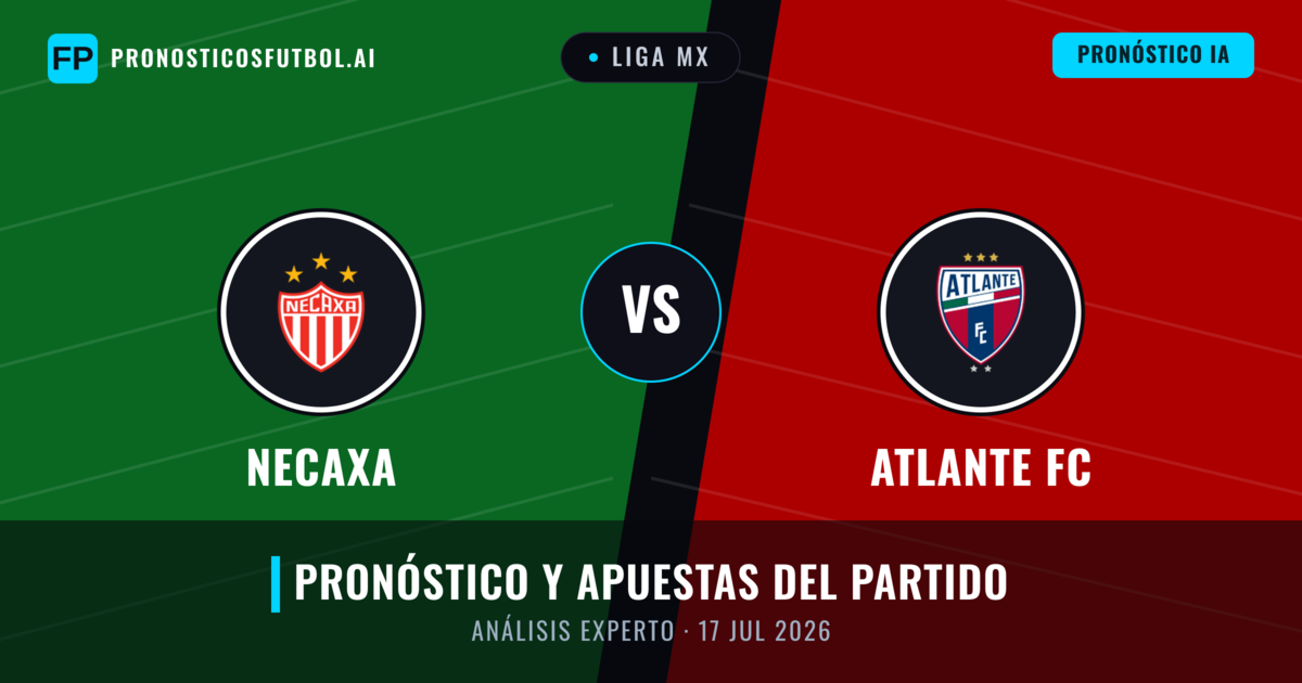 Necaxa vs Atlante FC — pronóstico y previa del partido