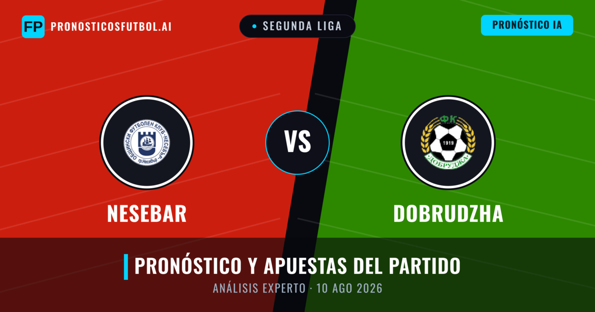 Nesebar vs Dobrudzha — pronóstico y previa del partido