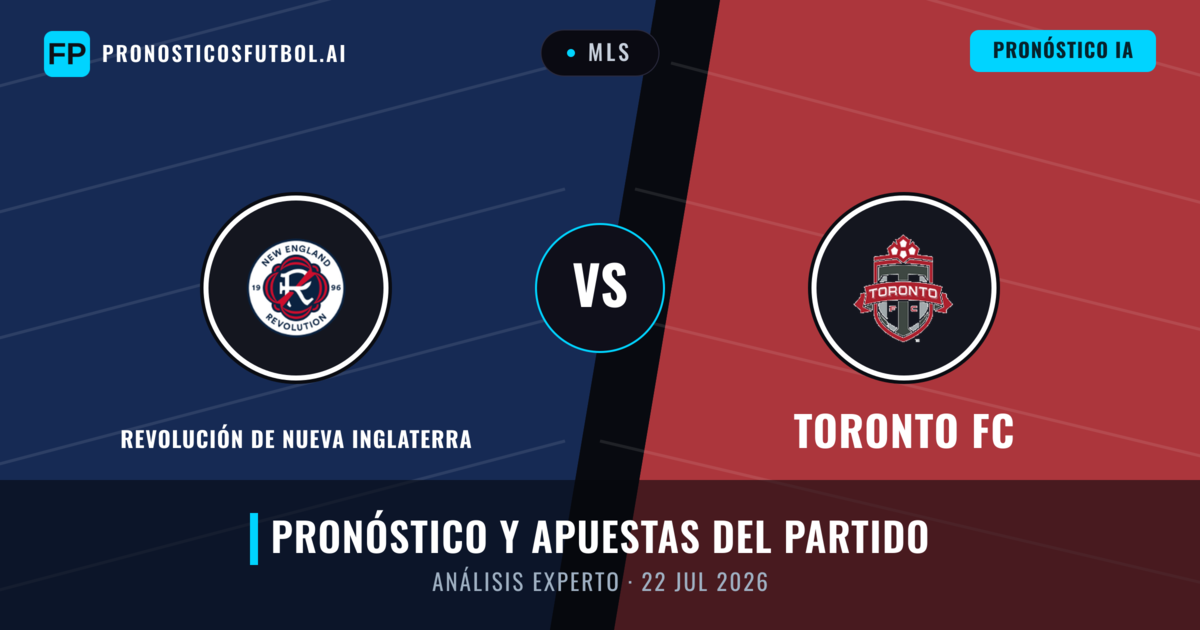 Revolución de Nueva Inglaterra vs Toronto FC — pronóstico y previa del partido