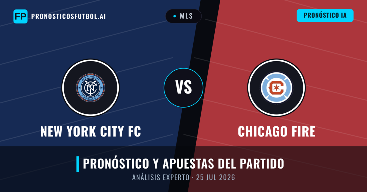 New York City FC vs Chicago Fire — pronóstico y previa del partido